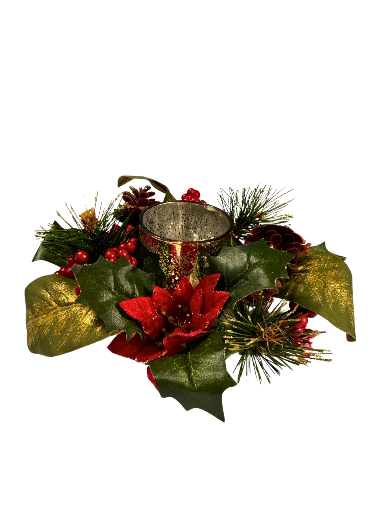 Christmas Wreath Candle Holder