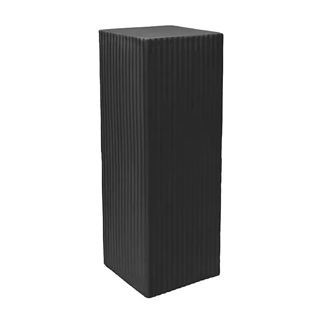 Black Ripple Plinth Hire
