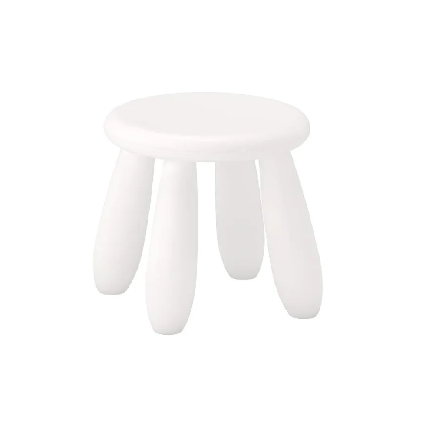 Kids White Party Stool