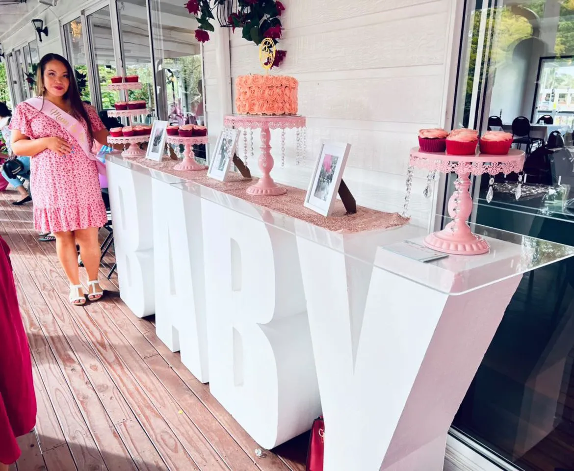 Giant Letters "BABY" Table