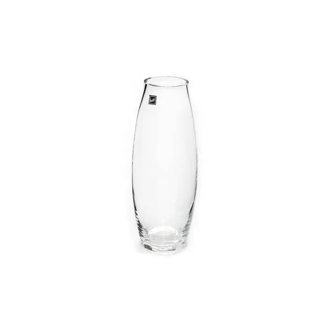 35cm Glass Belly Vase