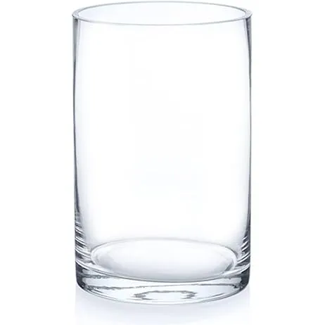 20cm Glass Cylinder Vase 