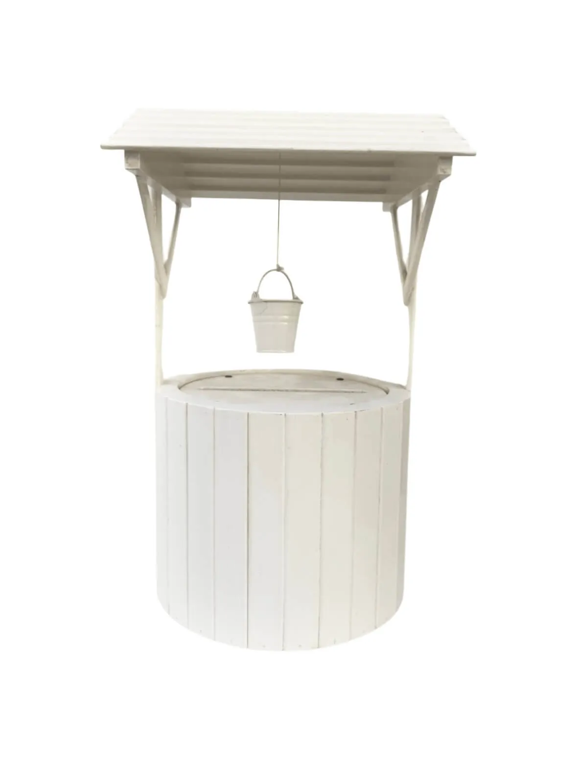 Luxe White Wishing Well