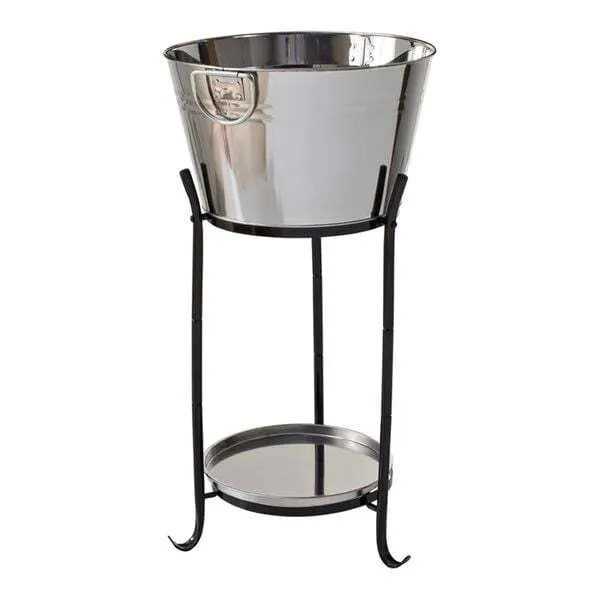 Stainless Steel Drinks Tub with Stand - 20L
