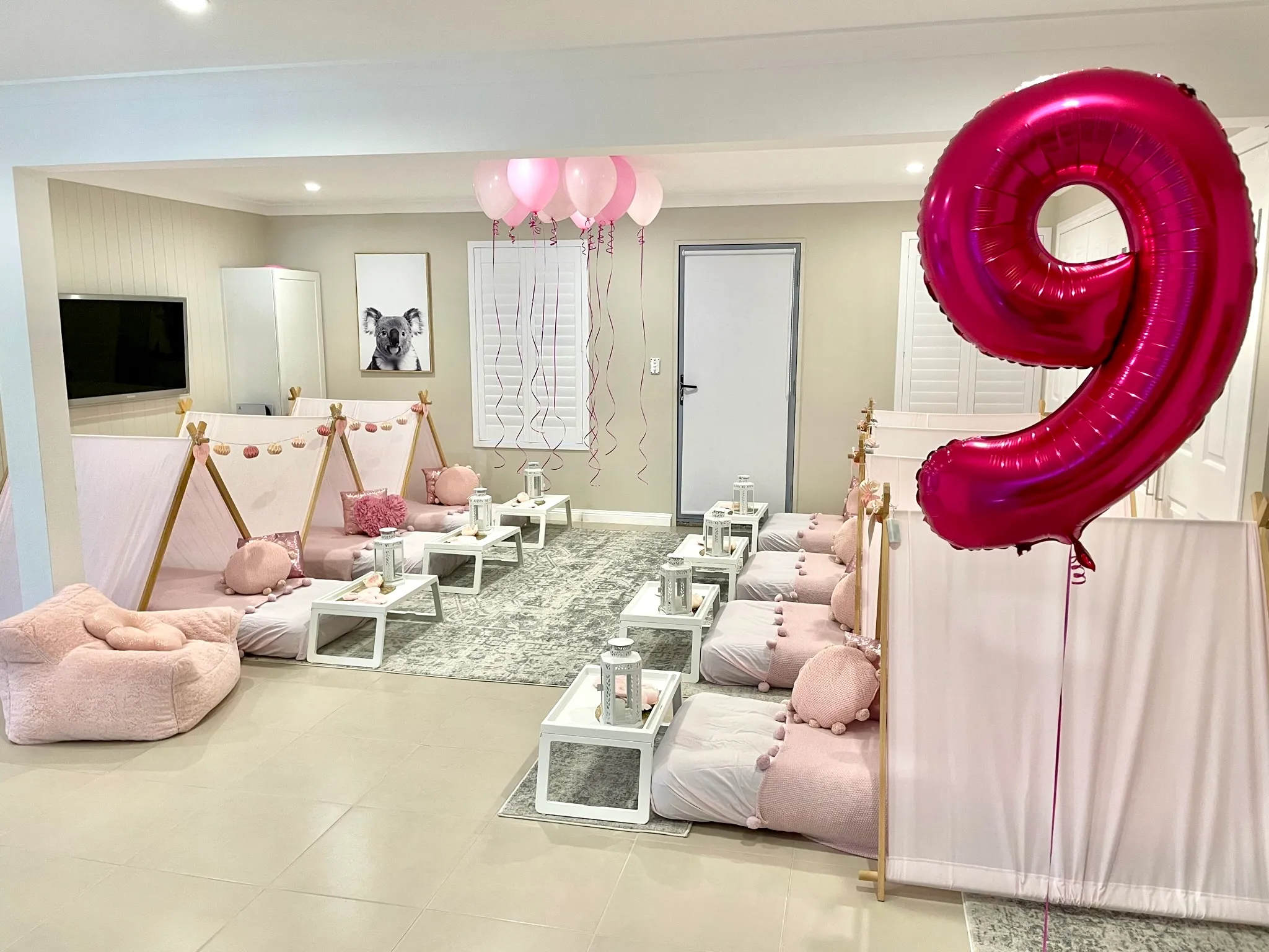 Pastel Pink & Gold Teepee Party Package