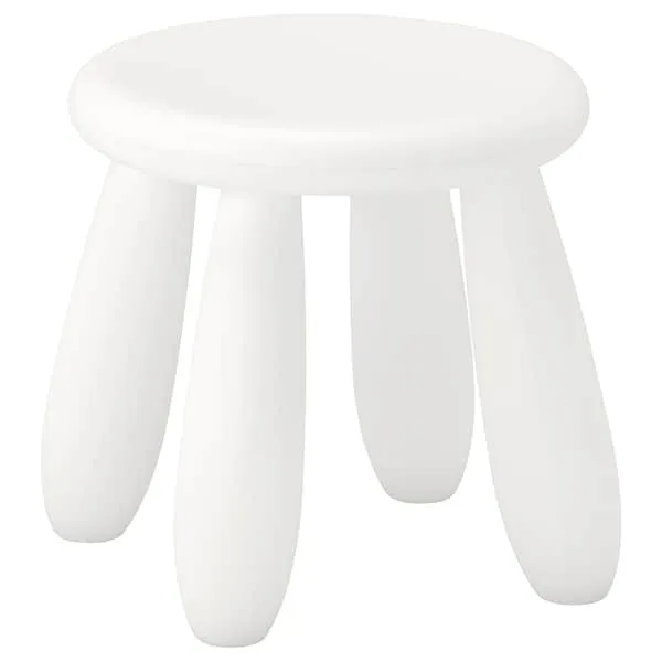 White Kids Party Stool