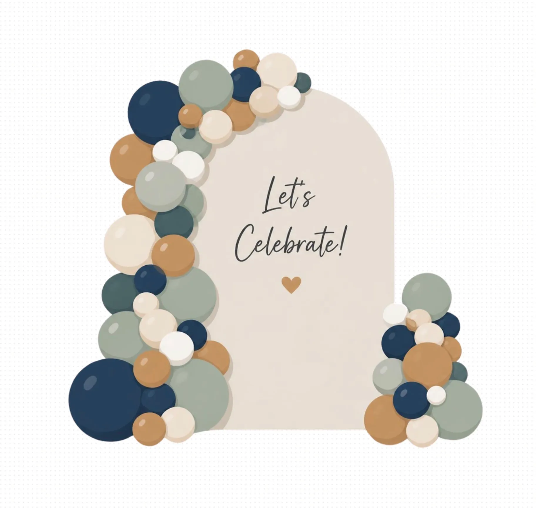 Standard Balloon Garland Combo - Personalised