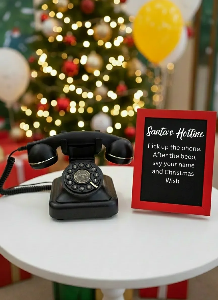 Santa’s Hotline – Christmas Audio Guestbook Hire 