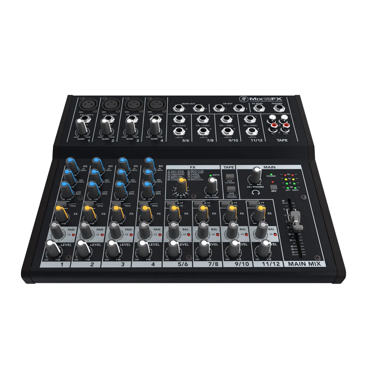 Mackie - 'Mix12FX' 12 Channel Compact Mixer With Effects