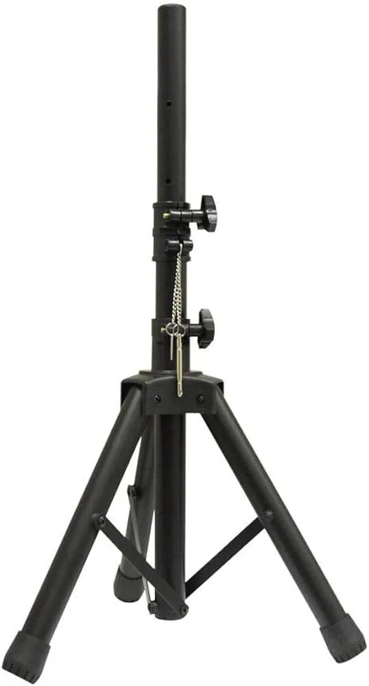 NJS 35 mm Short Adjustable Aluminium Black PA Speaker Stand