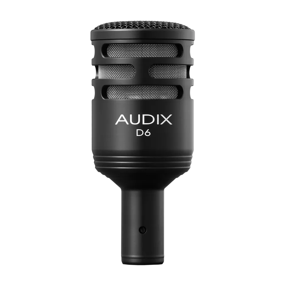 Audix D6 Dynamic Instrument Mic for Kick Drum