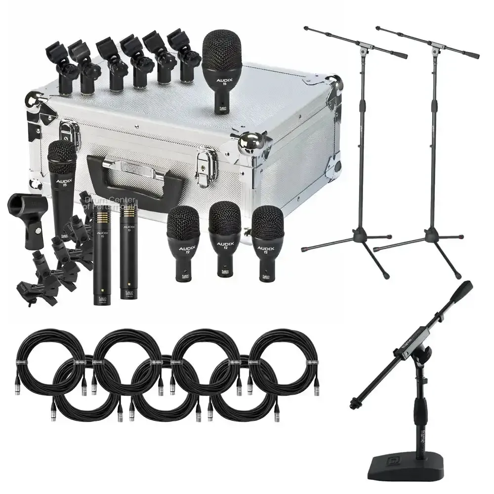 Basic Drum Microphone and Stand Bundle