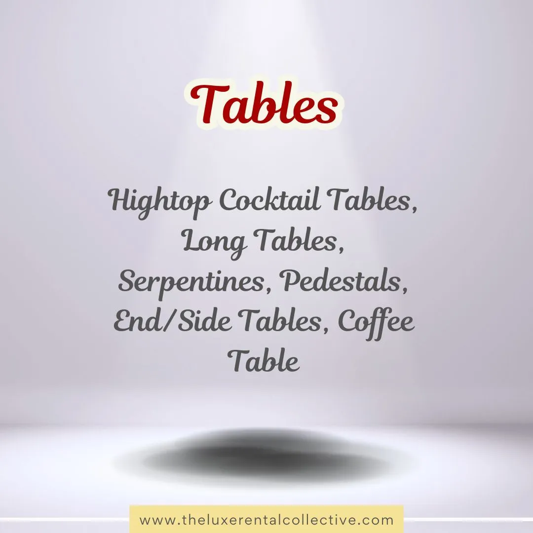Tables collection image