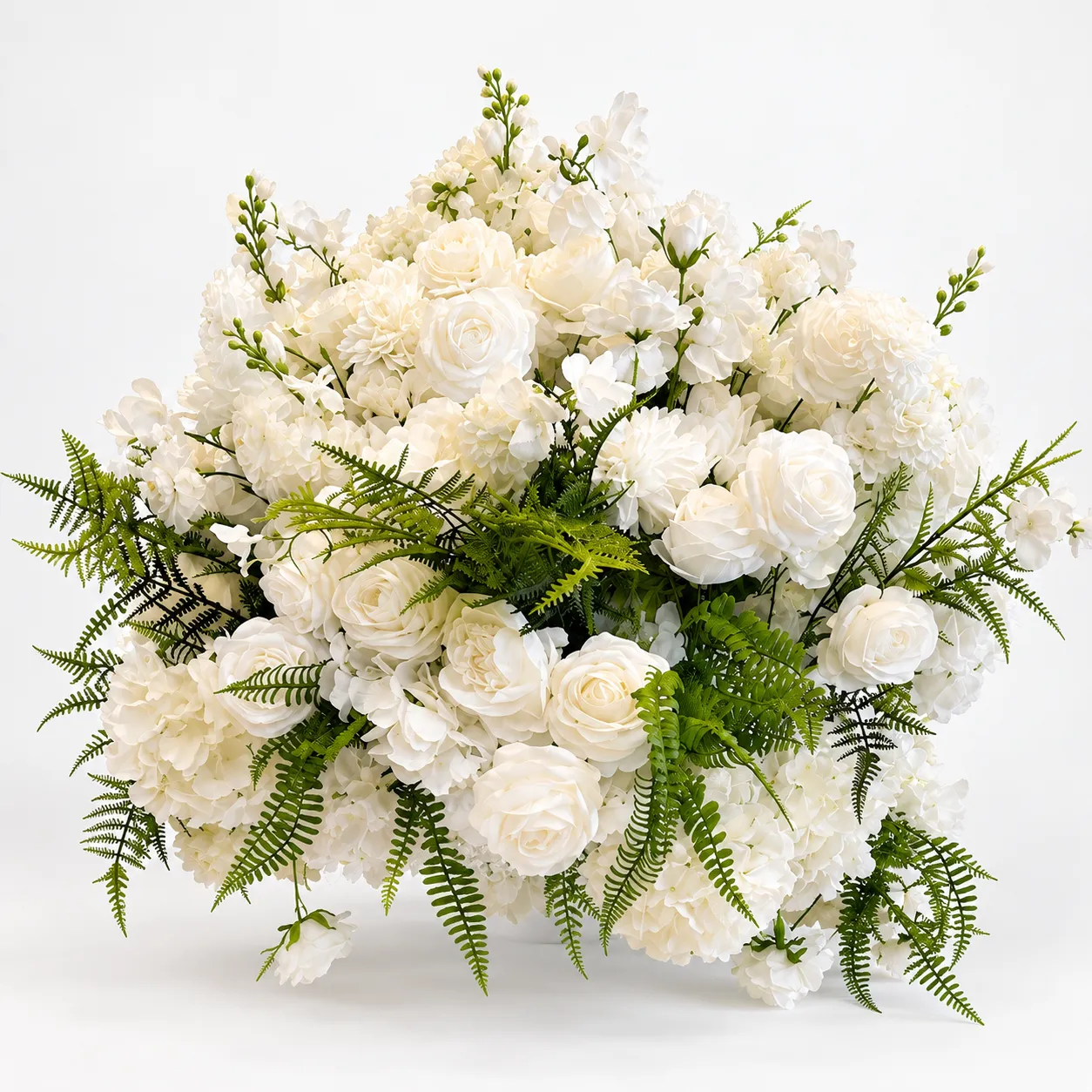 Luxurious 3-Foot White Flower Balls