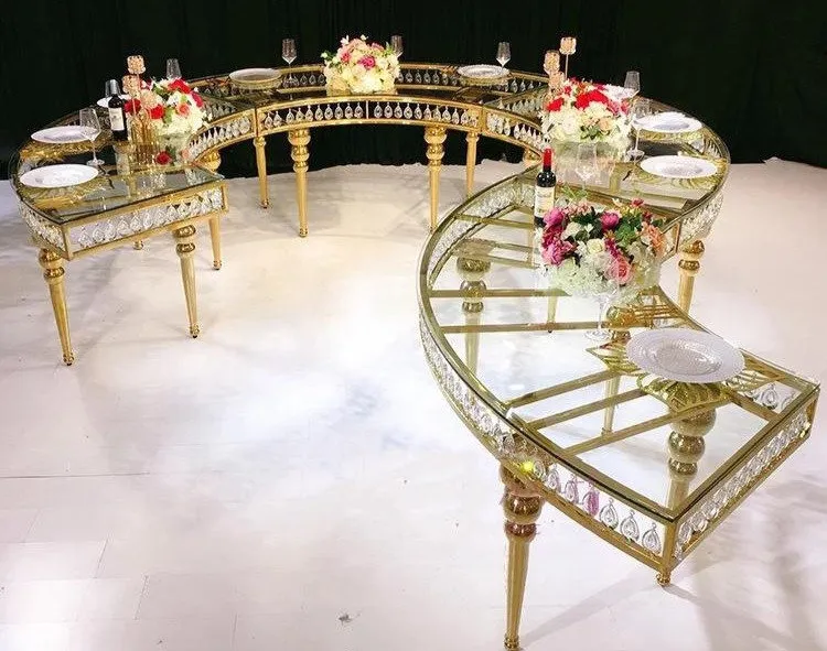 Crystal Serpentine Table (R)