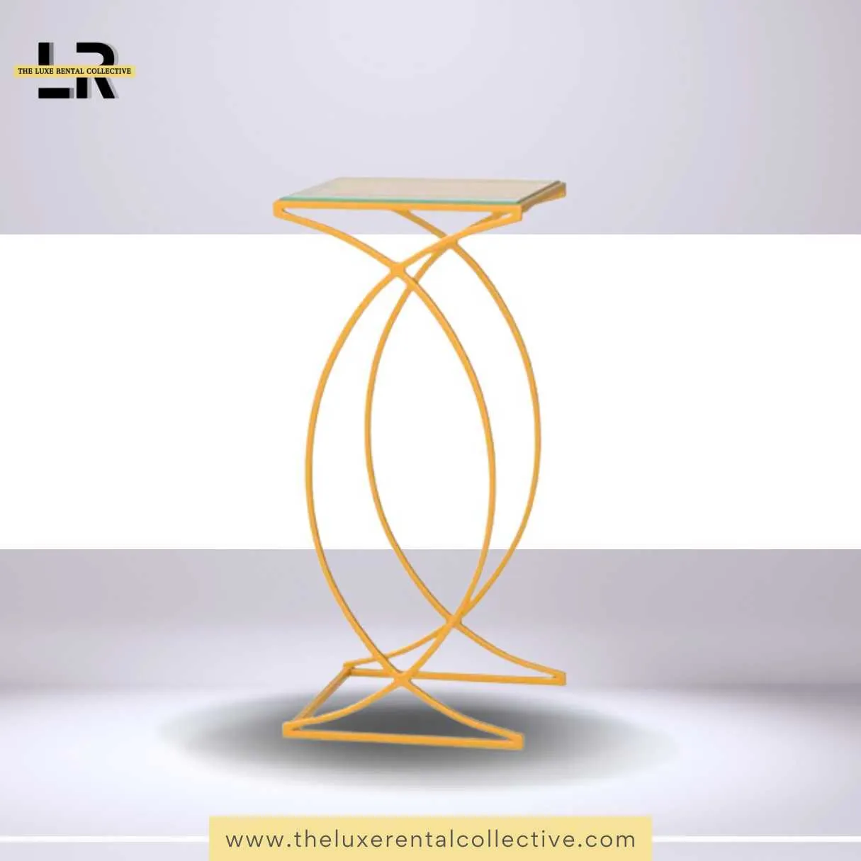 Small Gold Coffee Table (R)