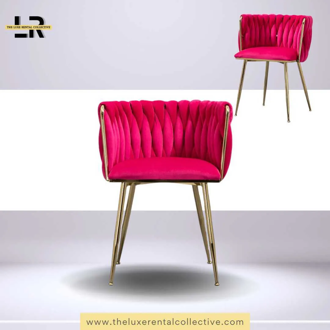 Rosy Pink Luxe Seat/Chair 