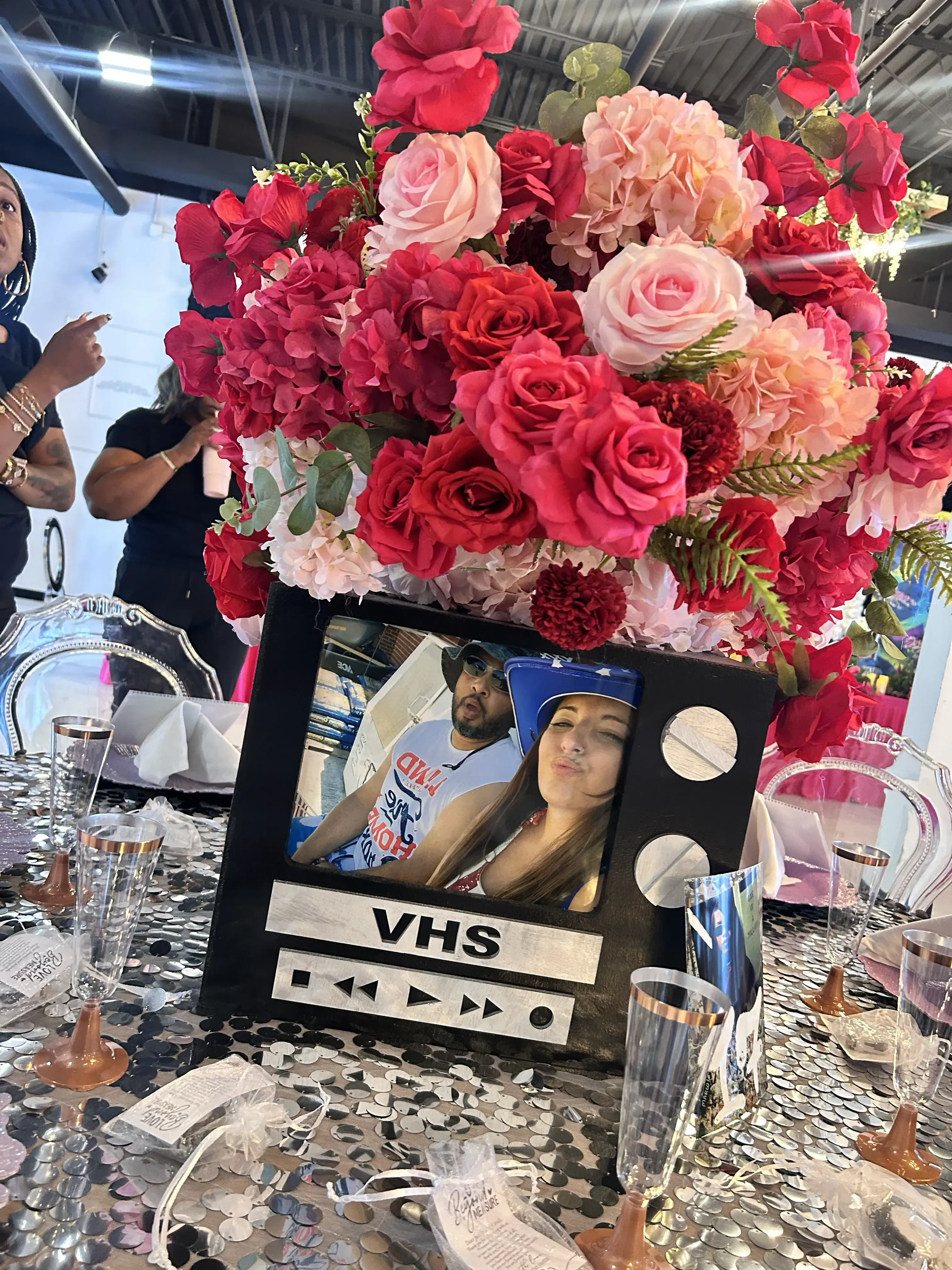TV Table Top Centerpiece