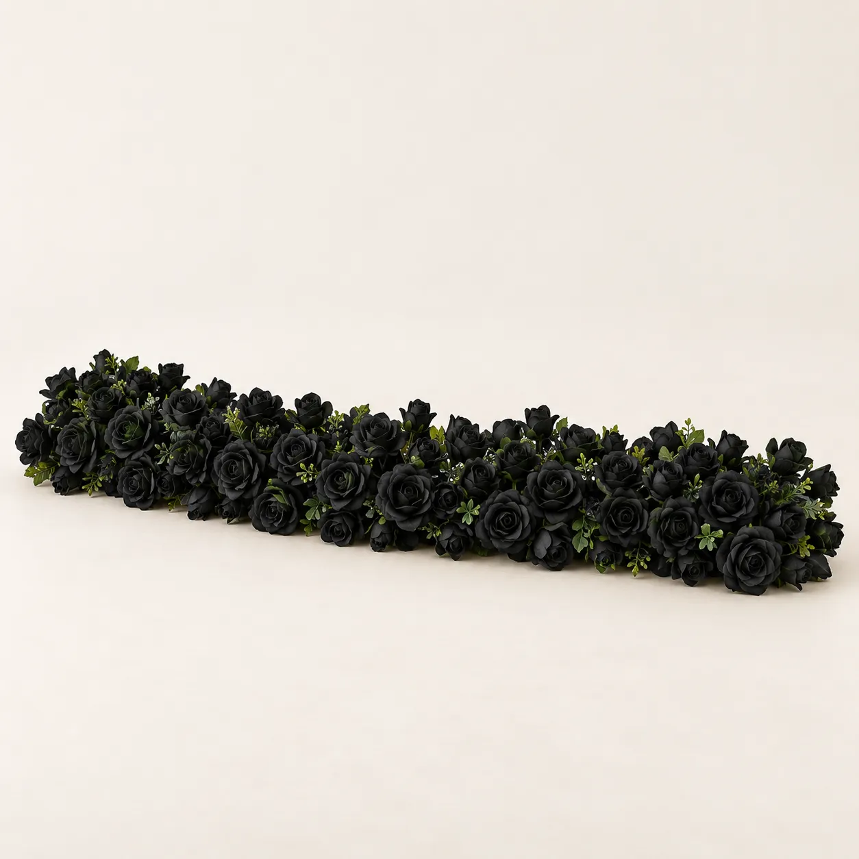 Black Floral Runner
