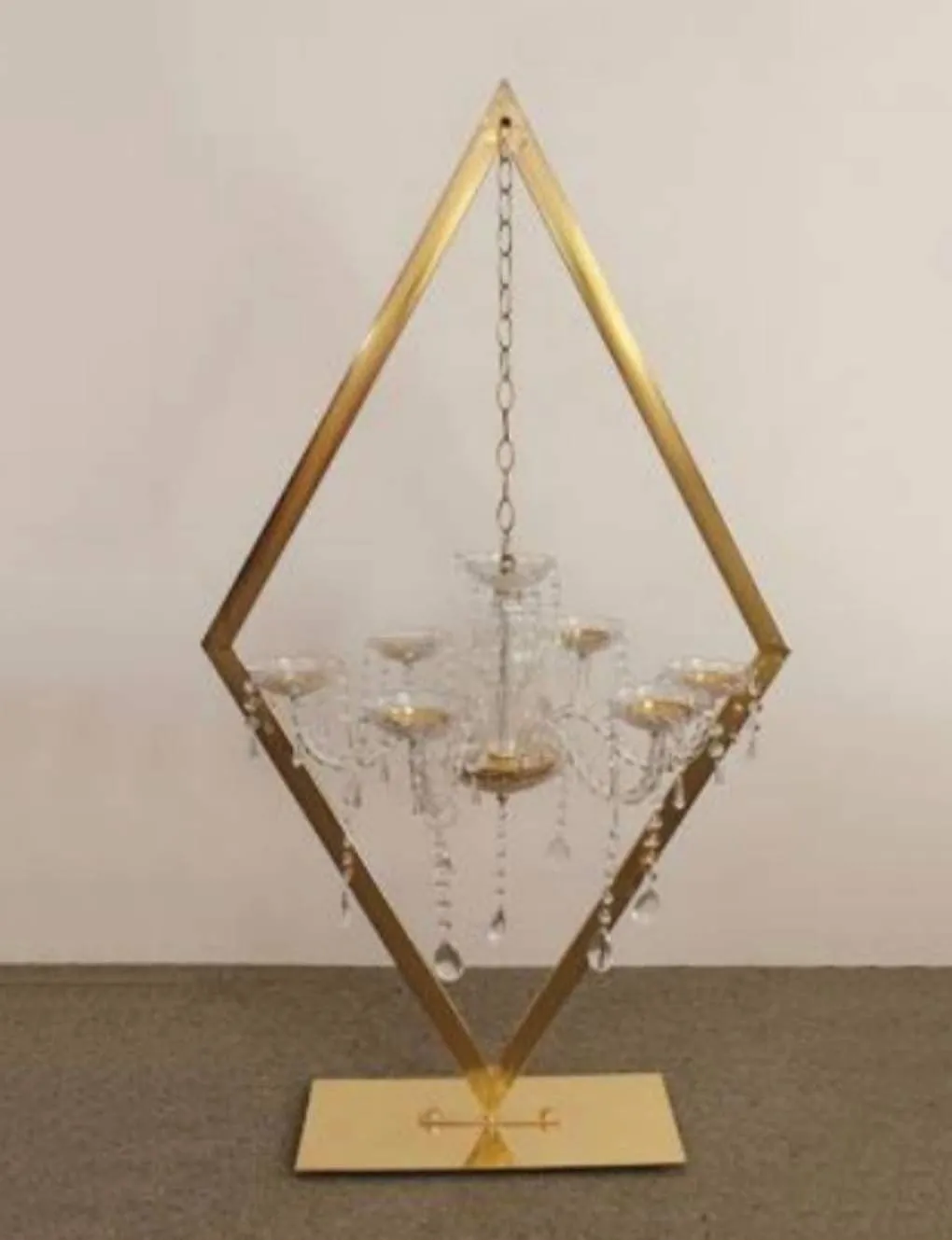 Diamond luxe chandelier centerpiece (R)