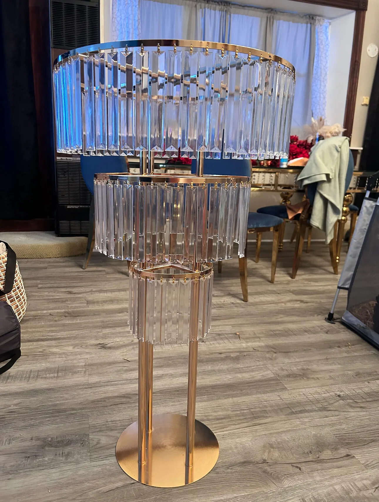 Crystal Pedestal Centerpiece