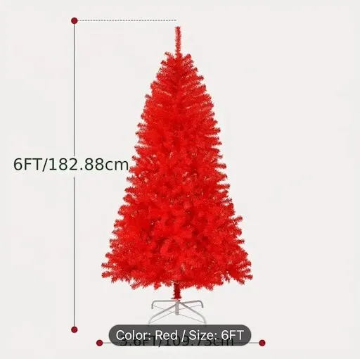 Red Christmas tree  (SH) 