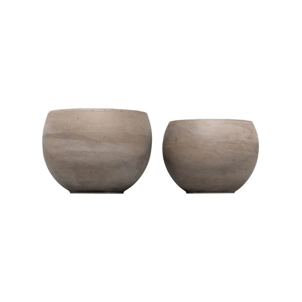 Rounded Ceramic Vessel