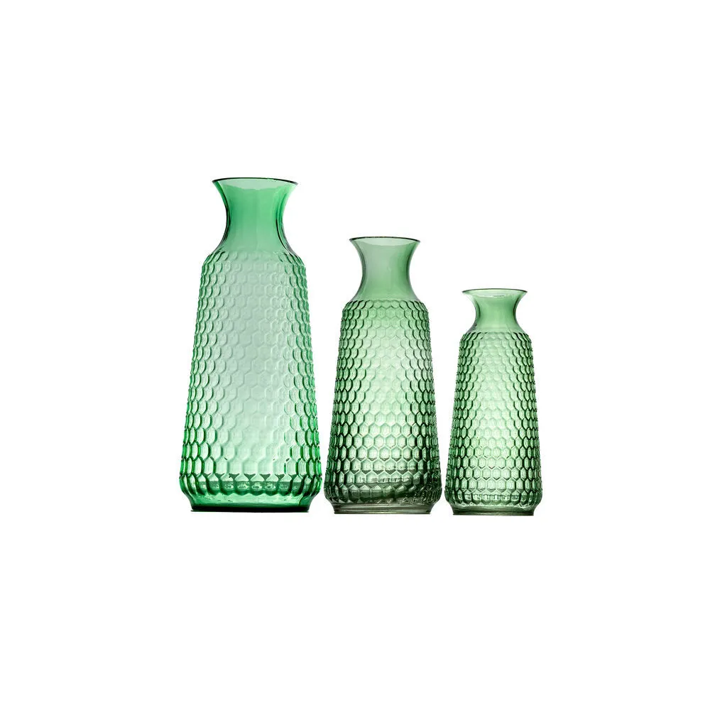 Honeycomb Glass Vase