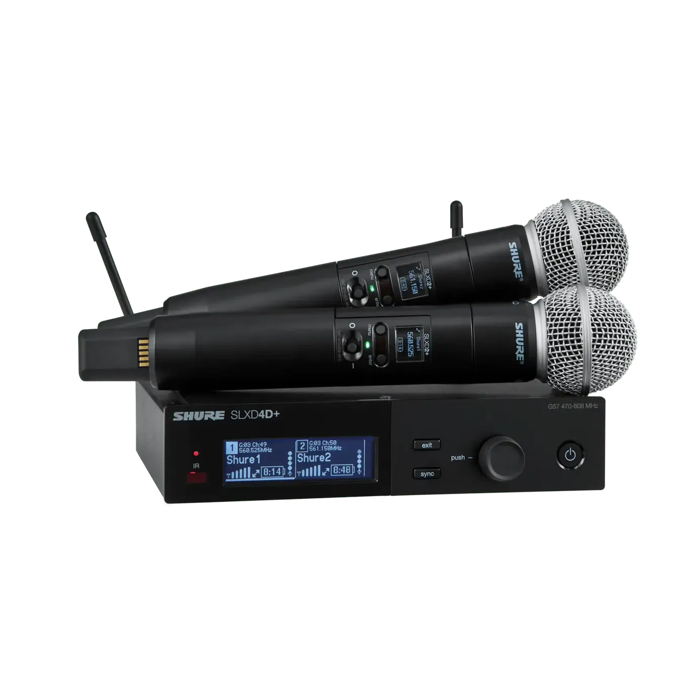 Shure SLXD24D+ Dual Wireless System with SM58 Capsule