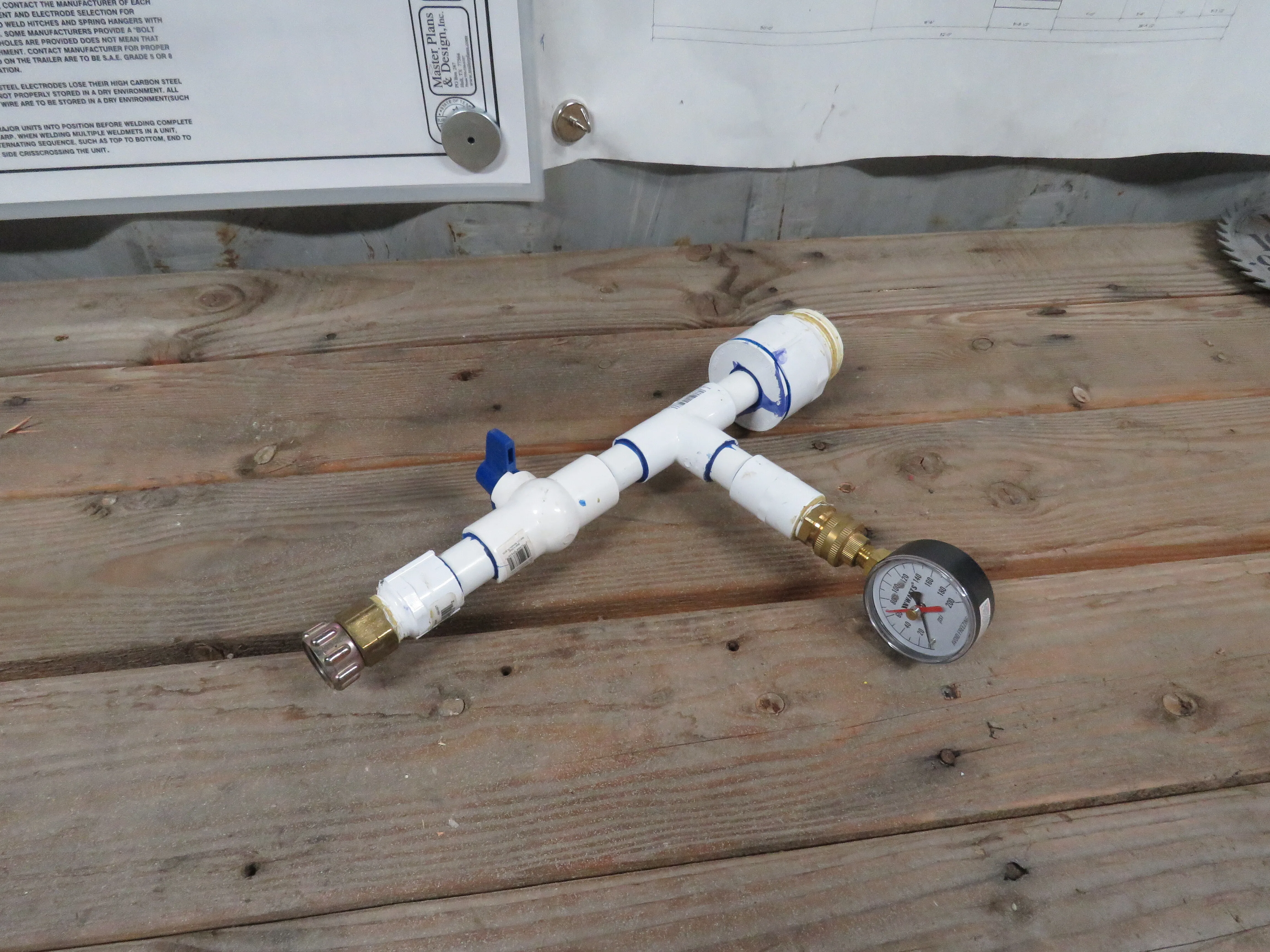Plumbing Pressure Gauge 