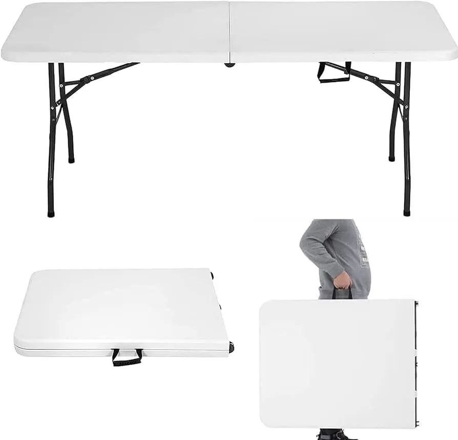 White 6ft Folding Table