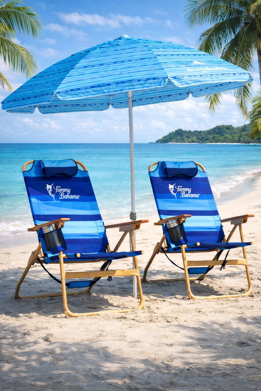 Sitting High - 2 Chairs and Umbrella