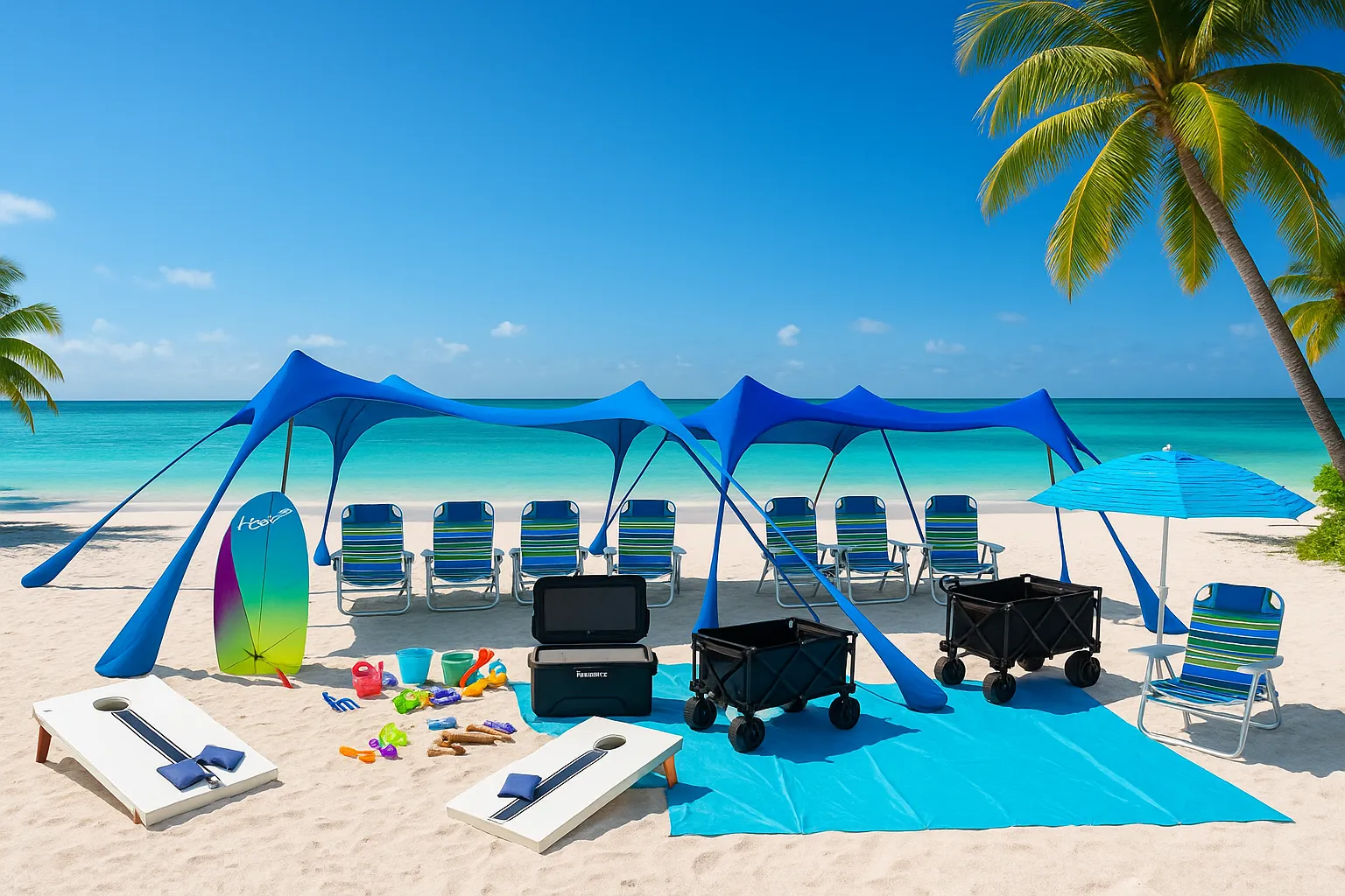 8-Person Beach Bundle – Deluxe