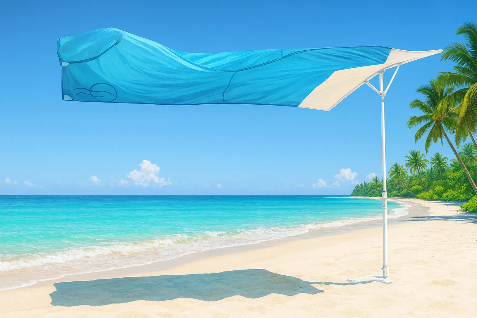 Beach Sun Shade - Wind Umbrella 