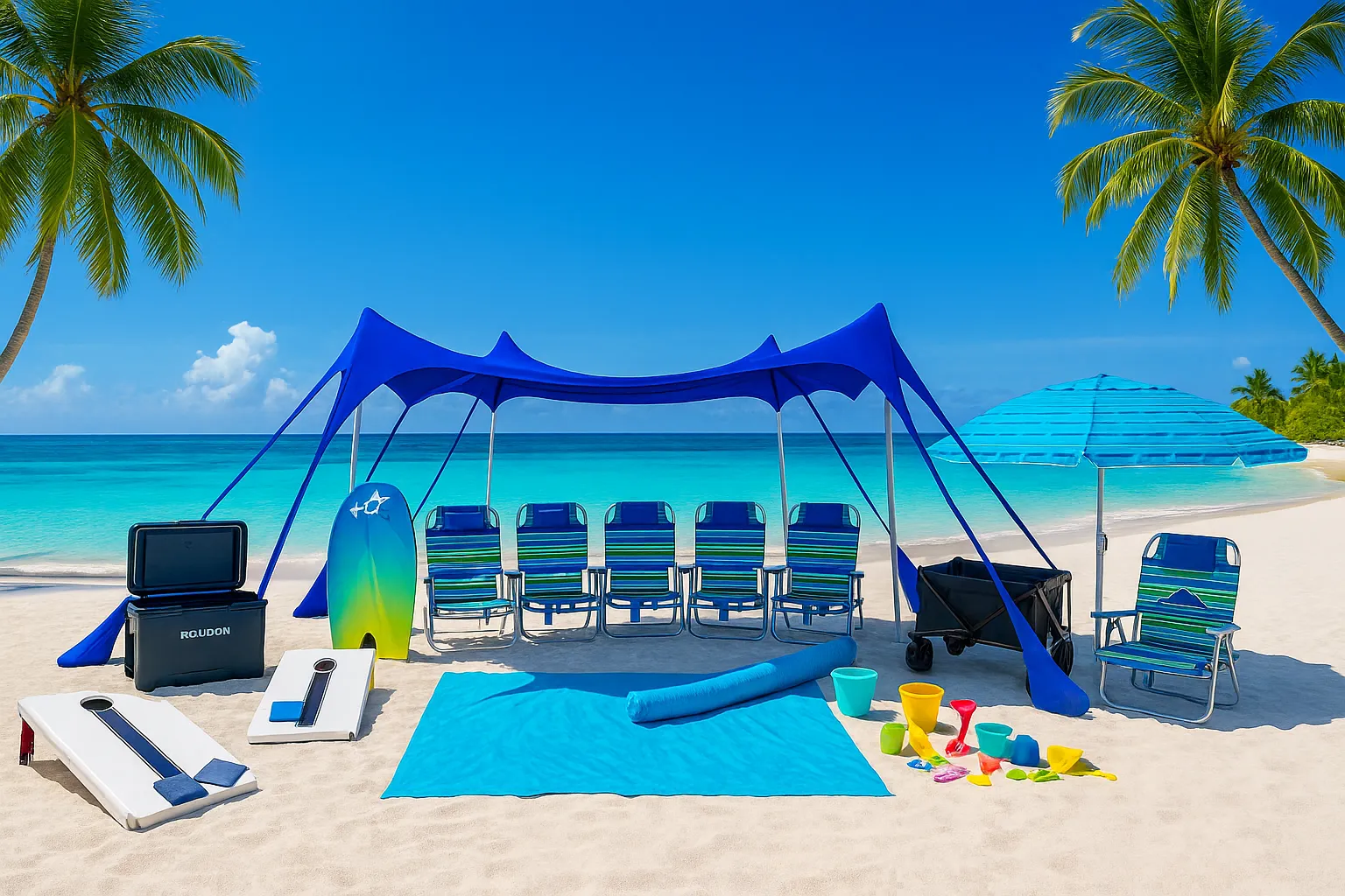 Six-Pack Beach Bundle (6-Person) Deluxe $395/Week