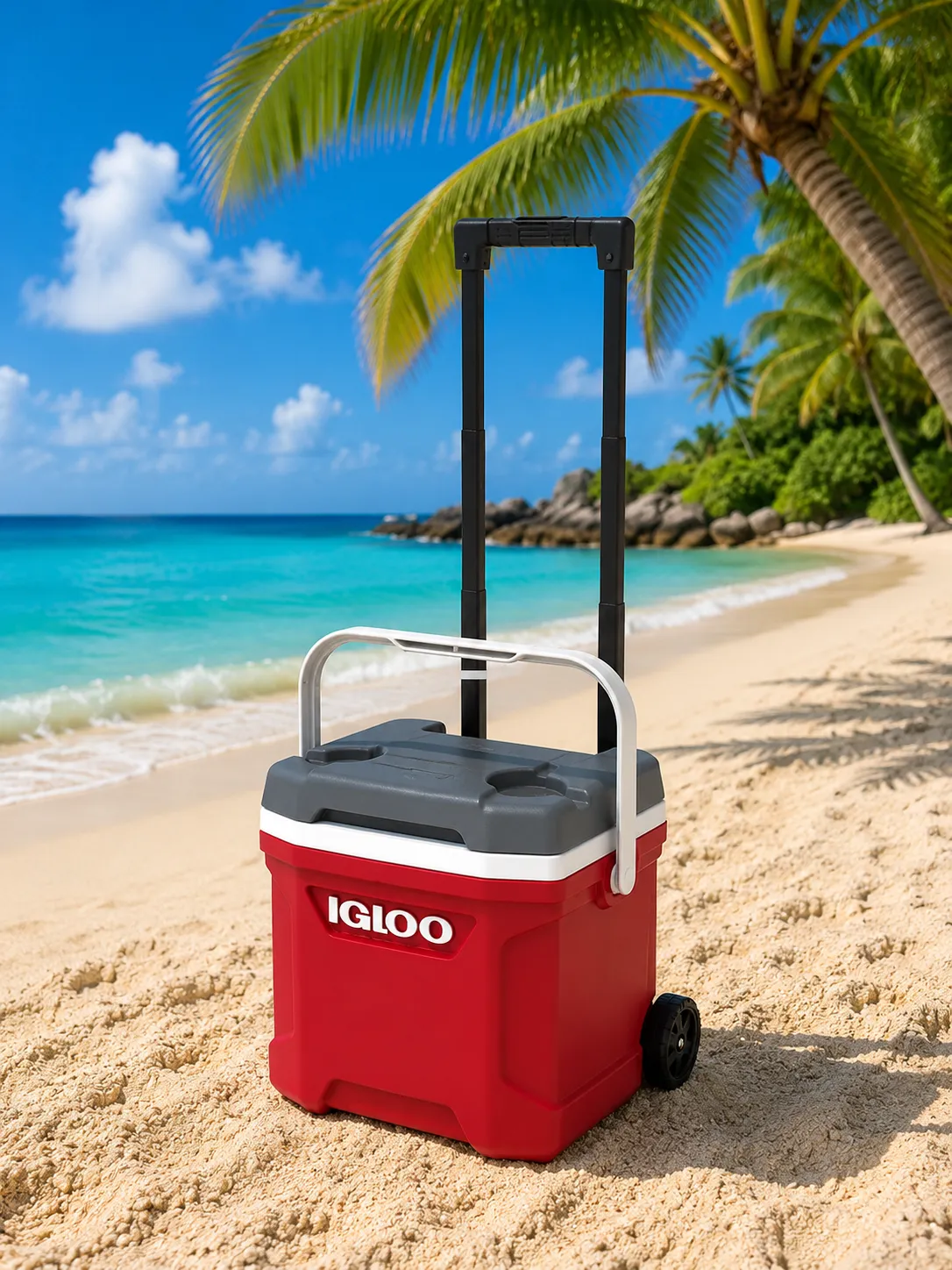 16-Quart Rolling Beach Cooler Rental
