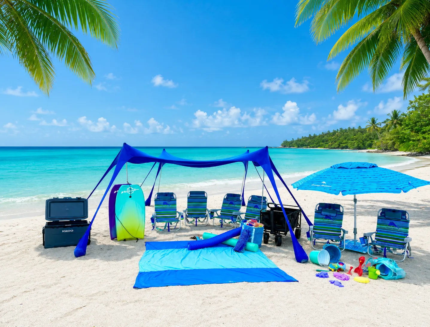 Six-Pack Beach Bundle (6-Person) Deluxe $395/Week