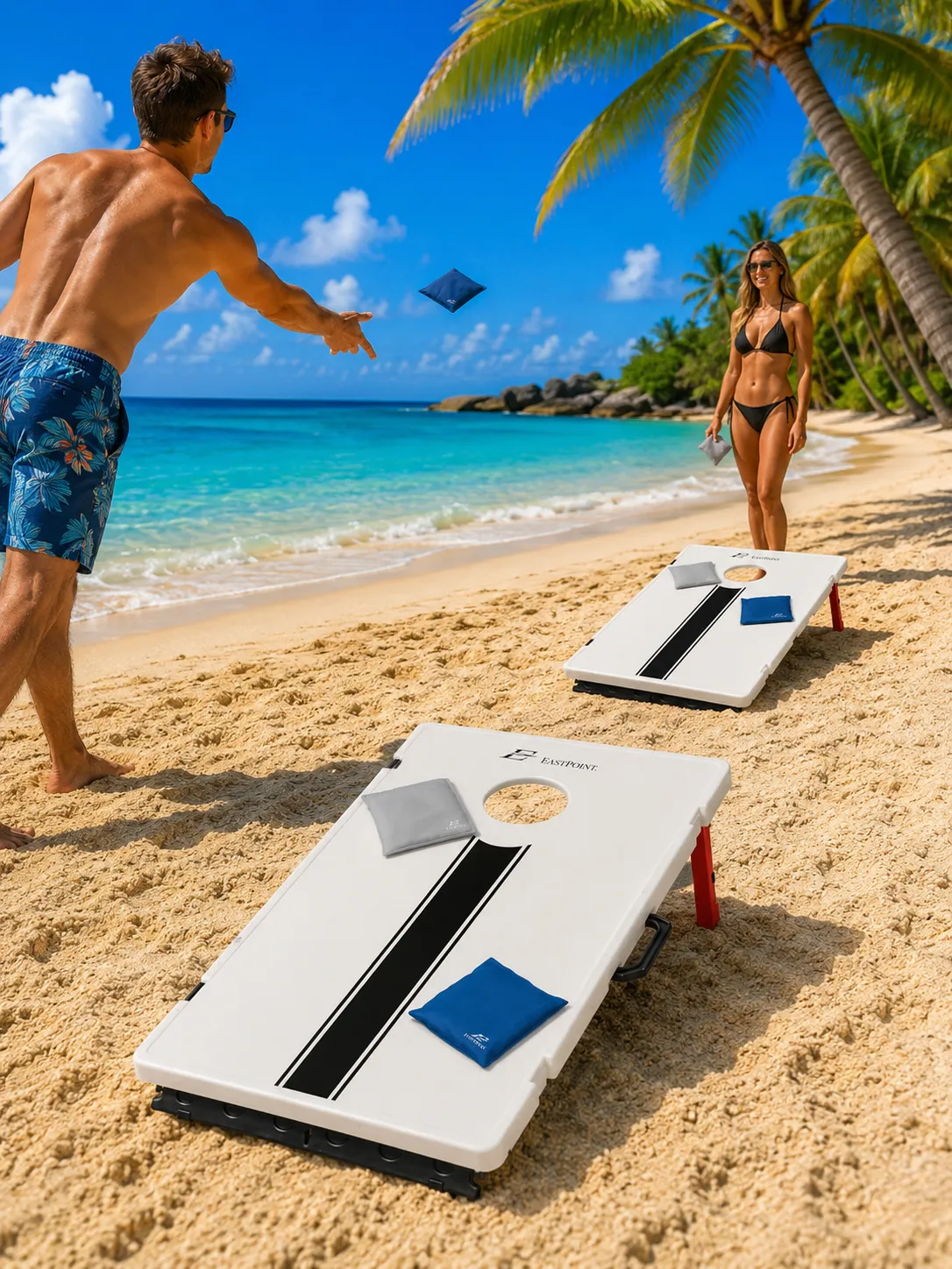 Beach Cornhole Rental
