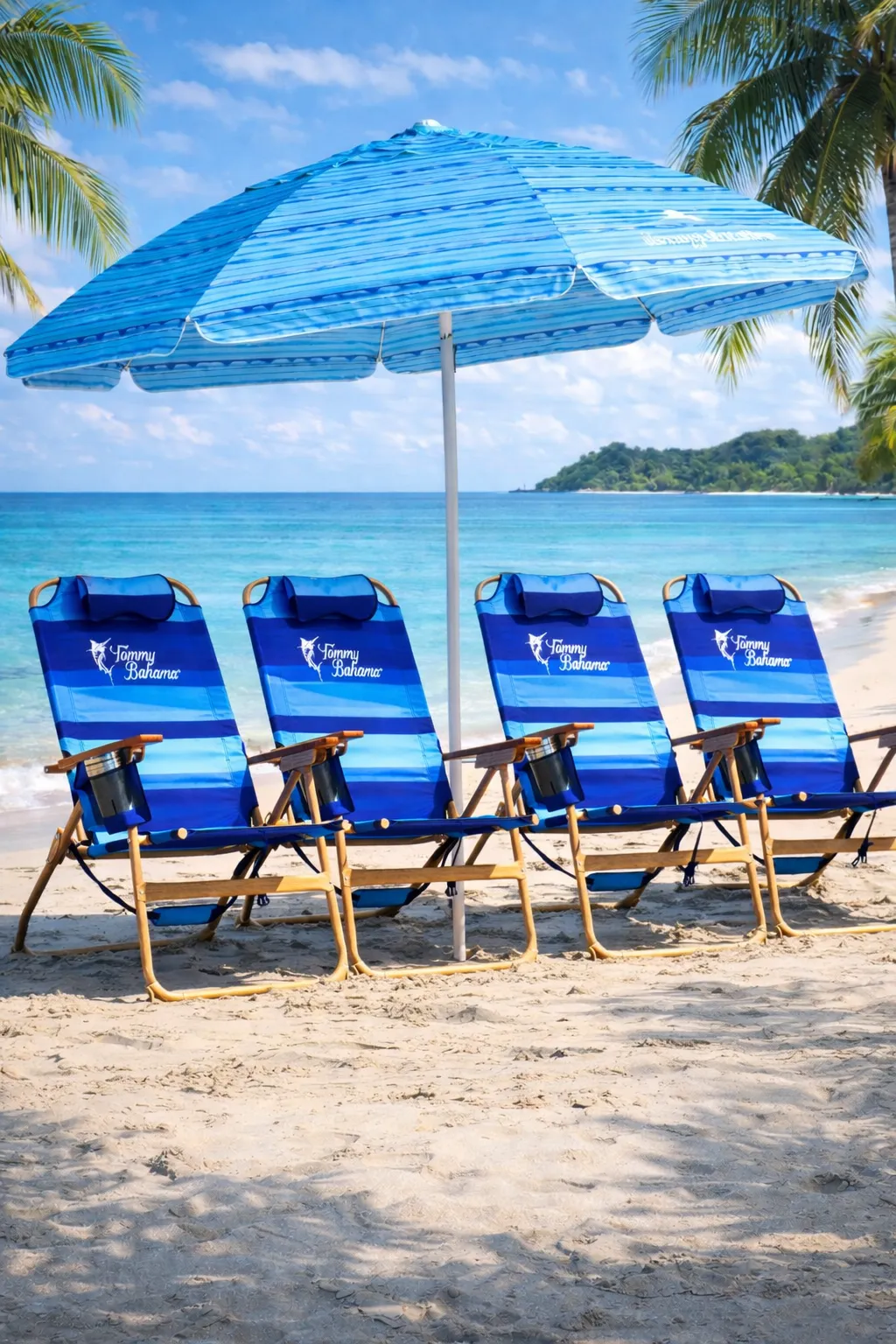 Sitting High - 4 Chairs and Umbrella