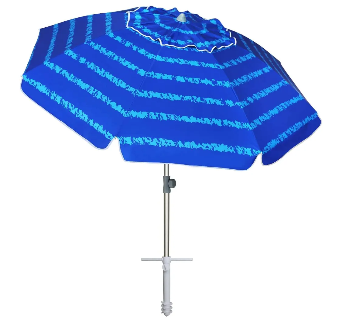 7' Heavy Duty, High Winds Beach Umbrella