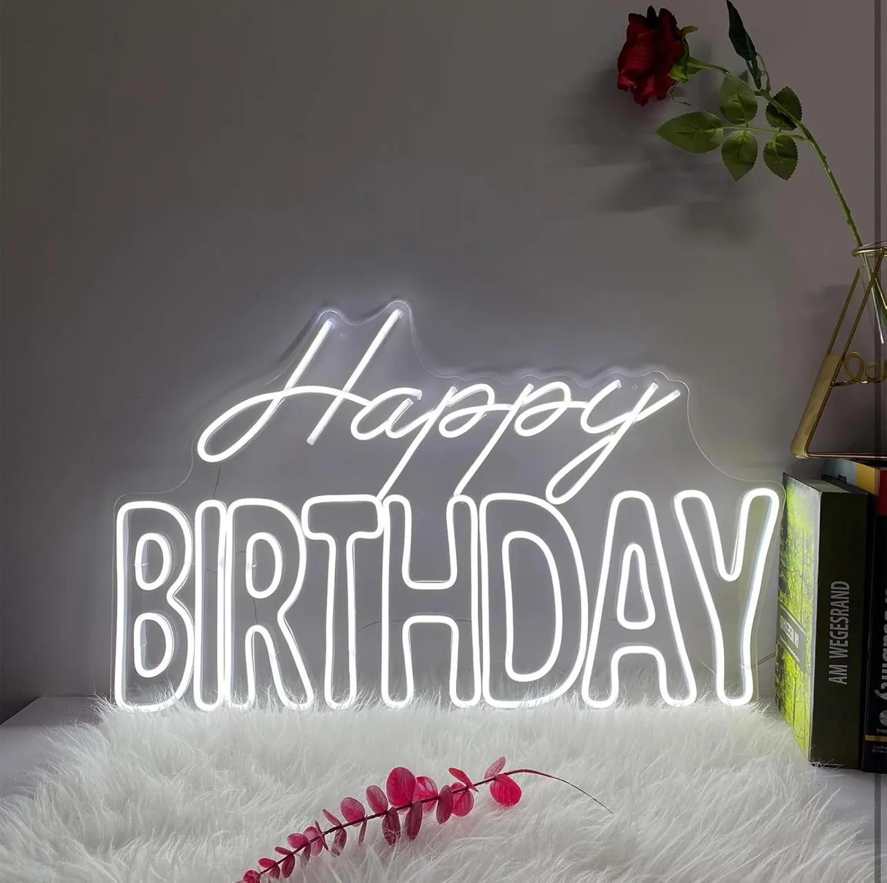 Happy Birthday Neon Sign - Bold