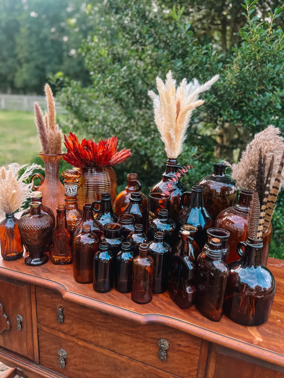 Amber Vases