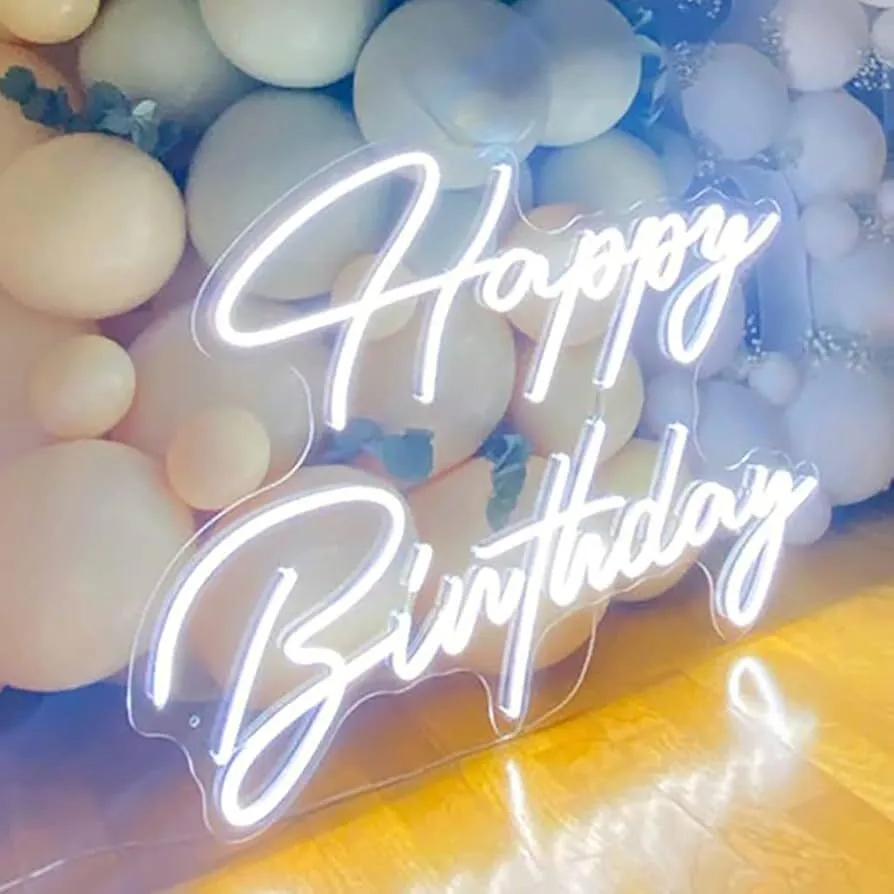 Happy Birthday Neon sign