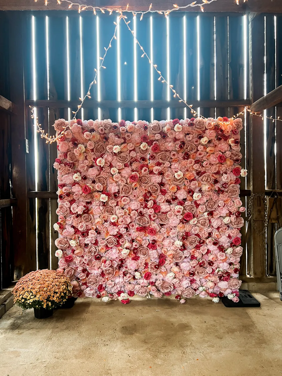 Pink Flowerwall