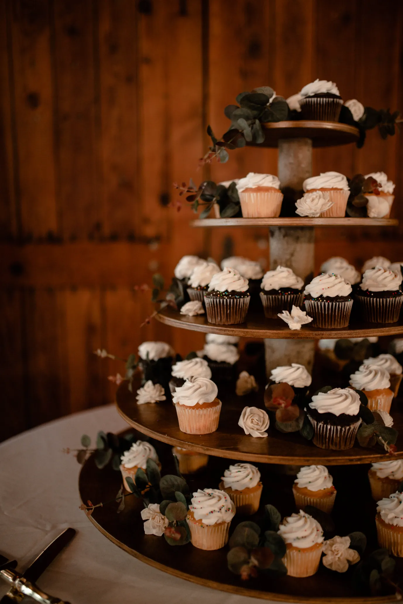 Wooden Cupcake Stand