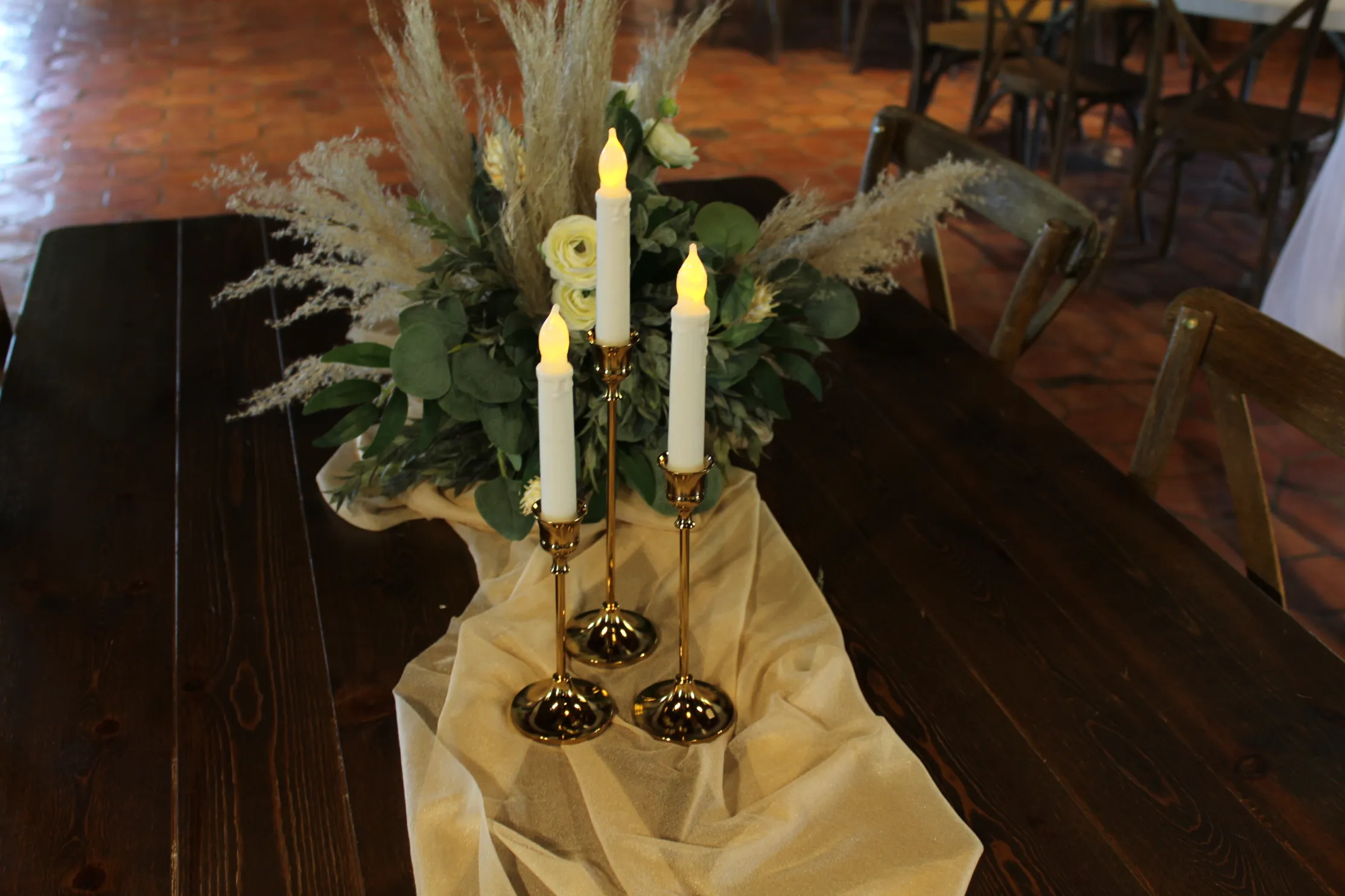 Candleholder, Gold Sticks 15pc)