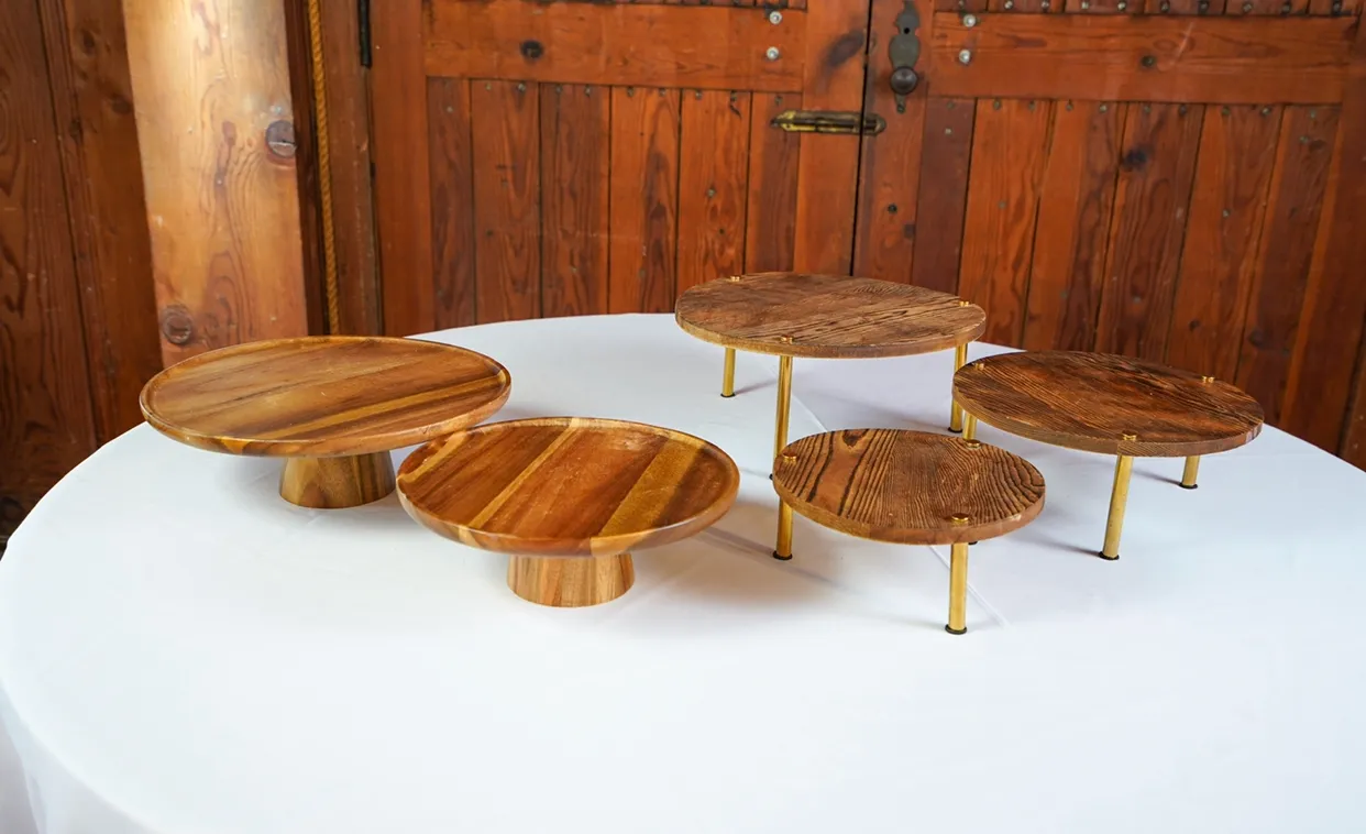 Serving Set, Wood 5 pc.