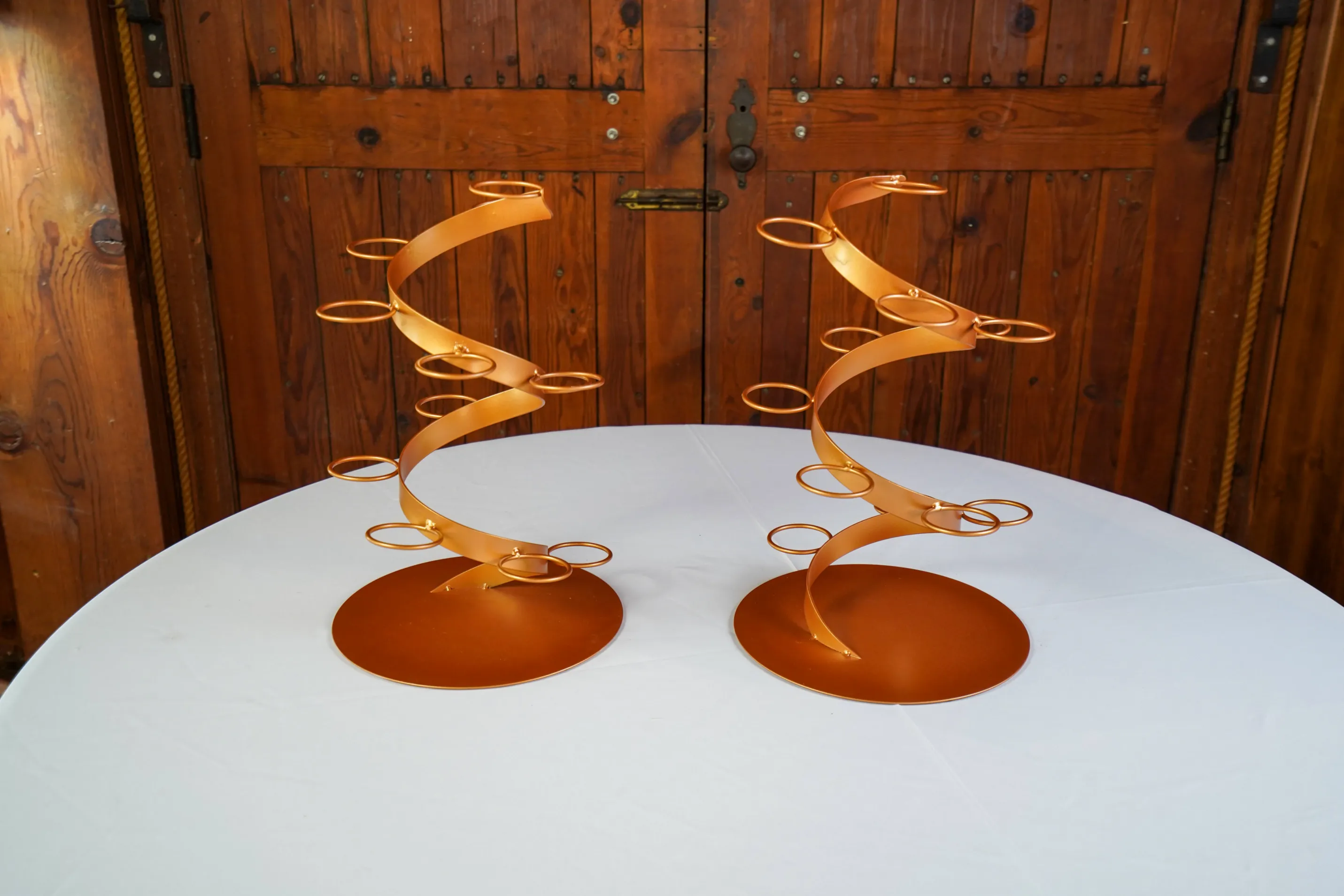 Cupcake Stand, Gold Spiral