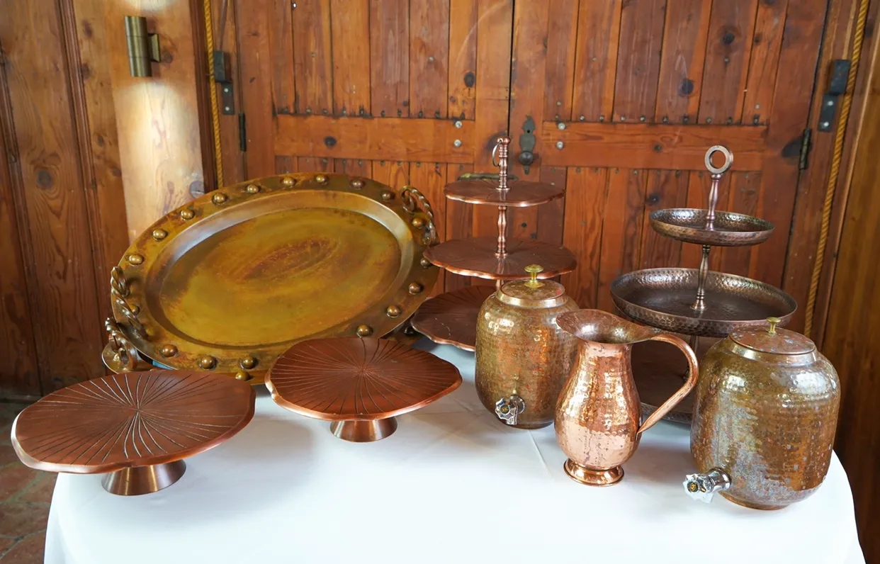 Serving Set, Copper 7 pc.
