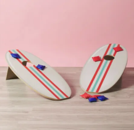 Surfboard Cornhole Game